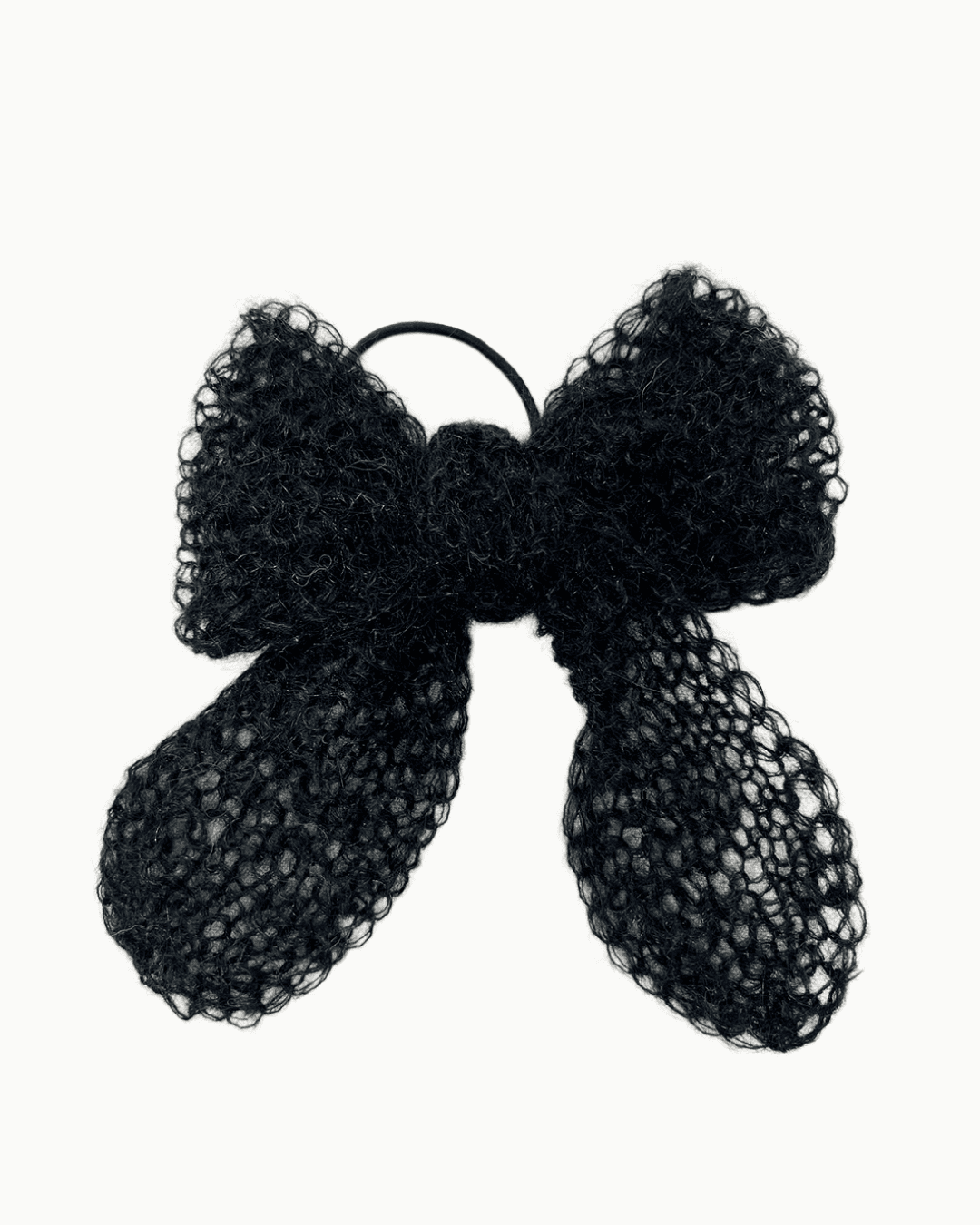 Hair Band Bow — Black