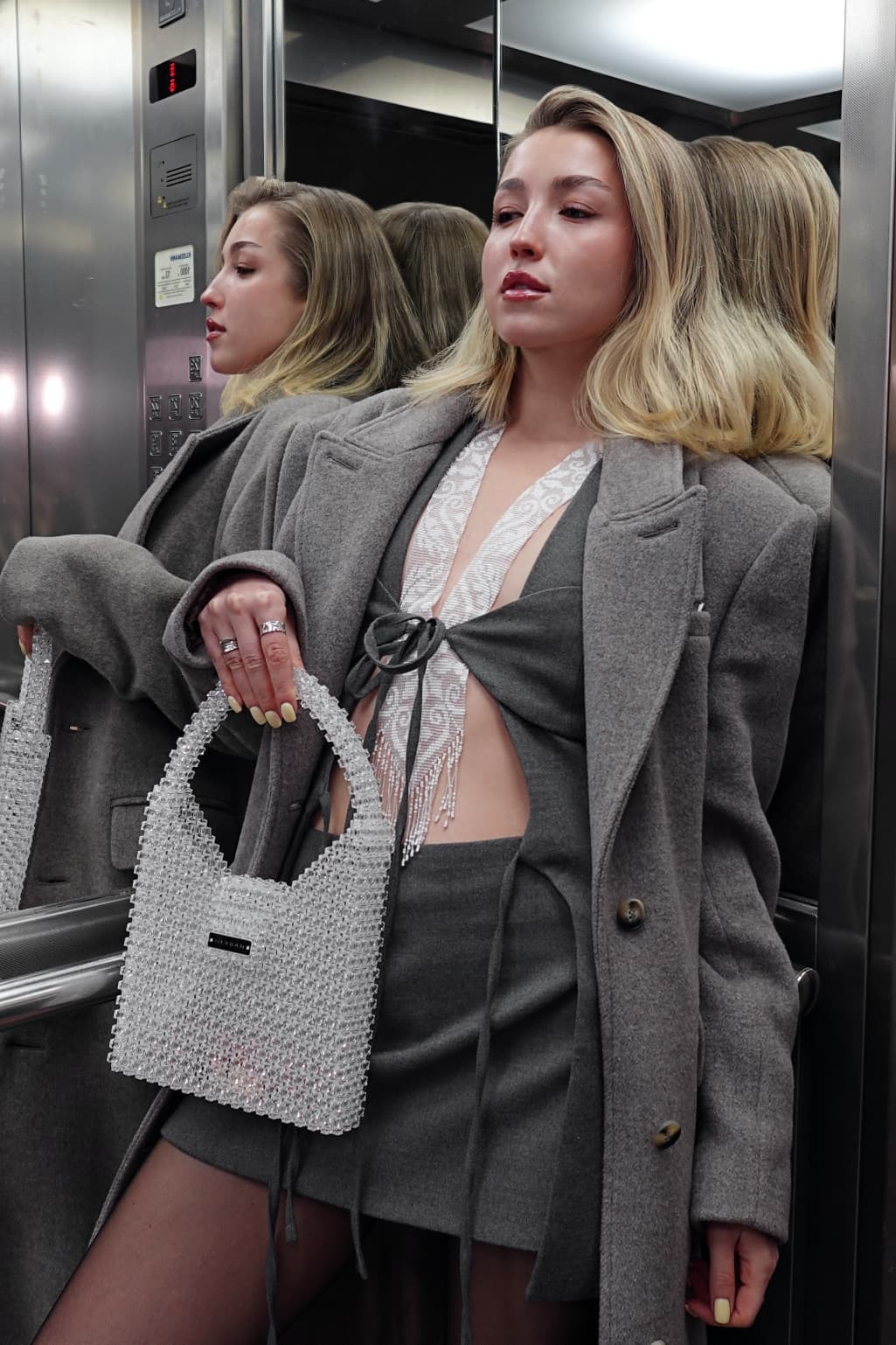 Glassy Bag — Diamond White — view 2