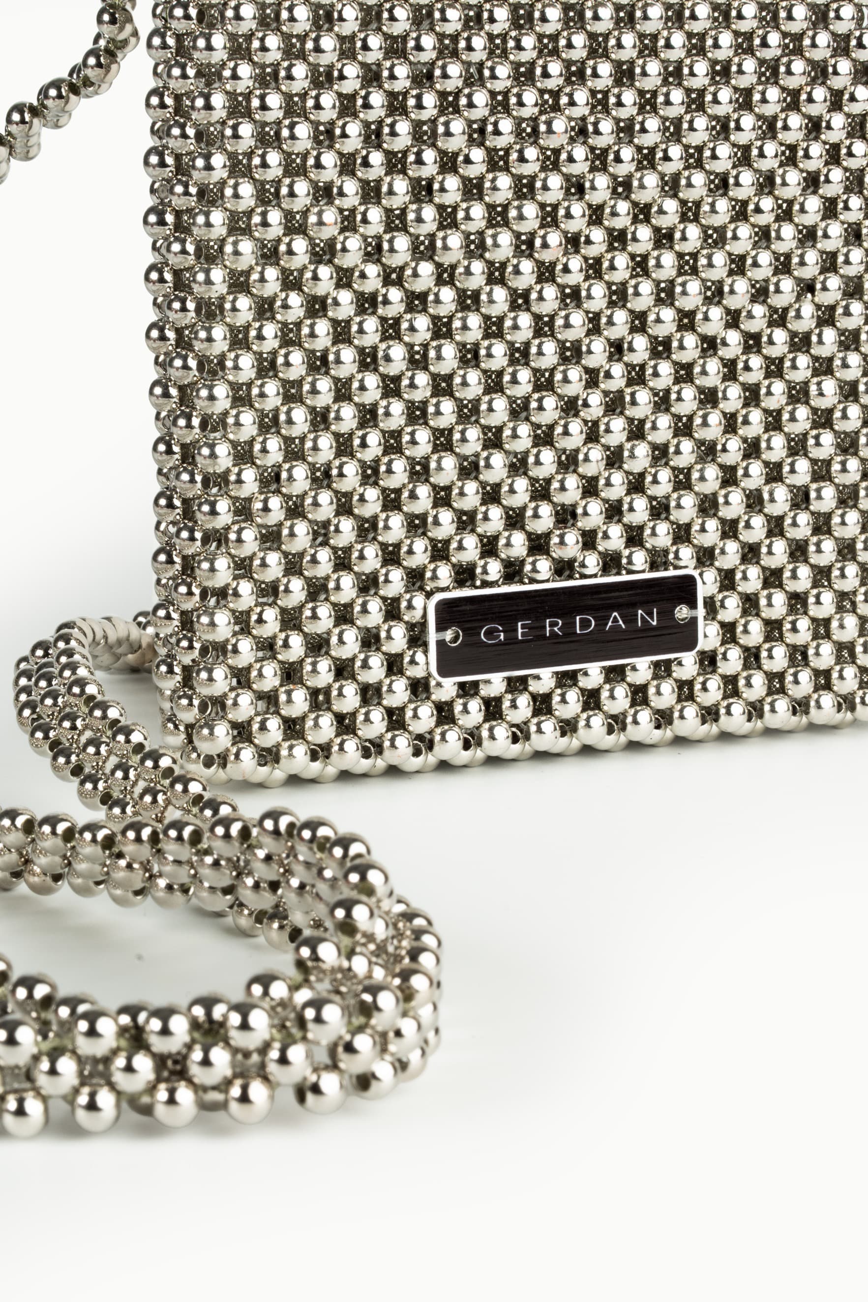 Beaded Phone Case — Silver — view 2