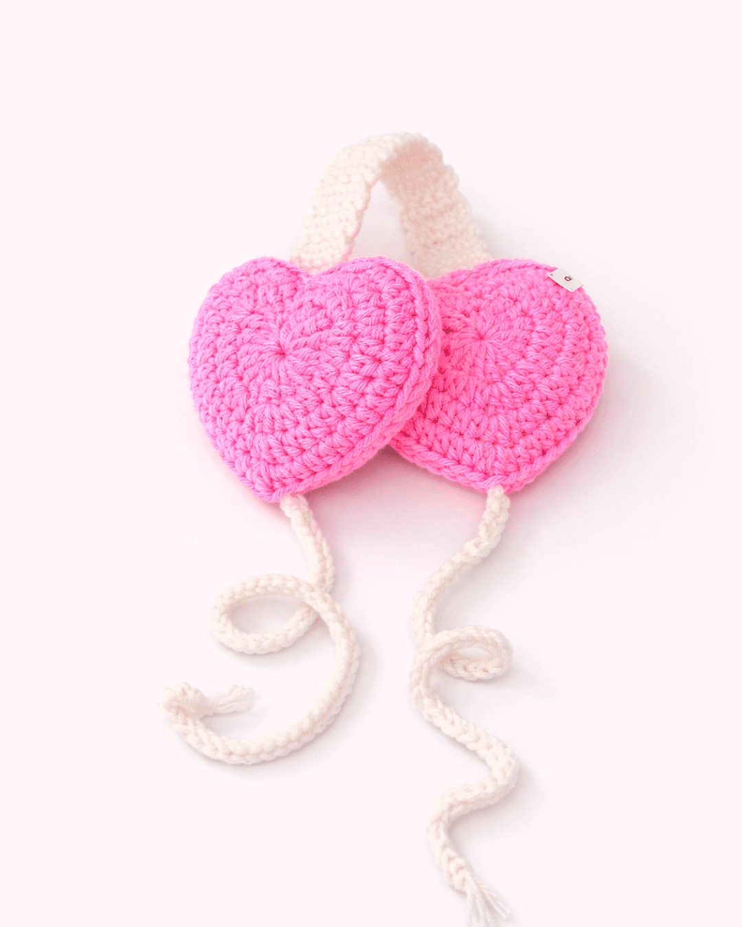 Heart Earmuffs — Pink — view 2