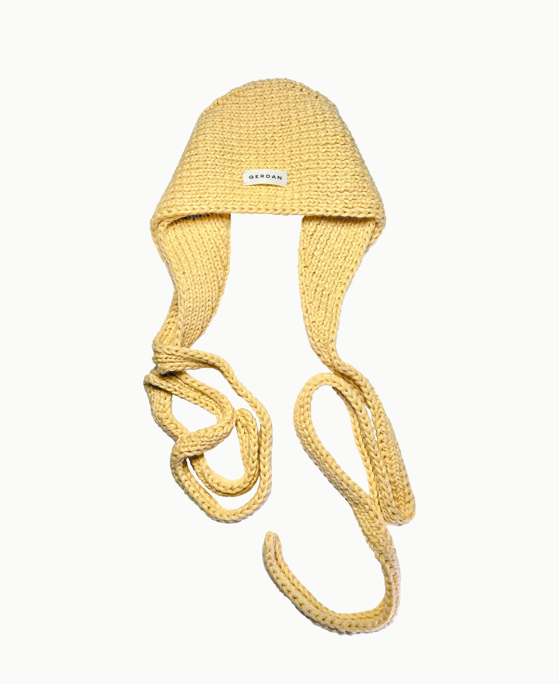 Knitted Bonnet — Cream