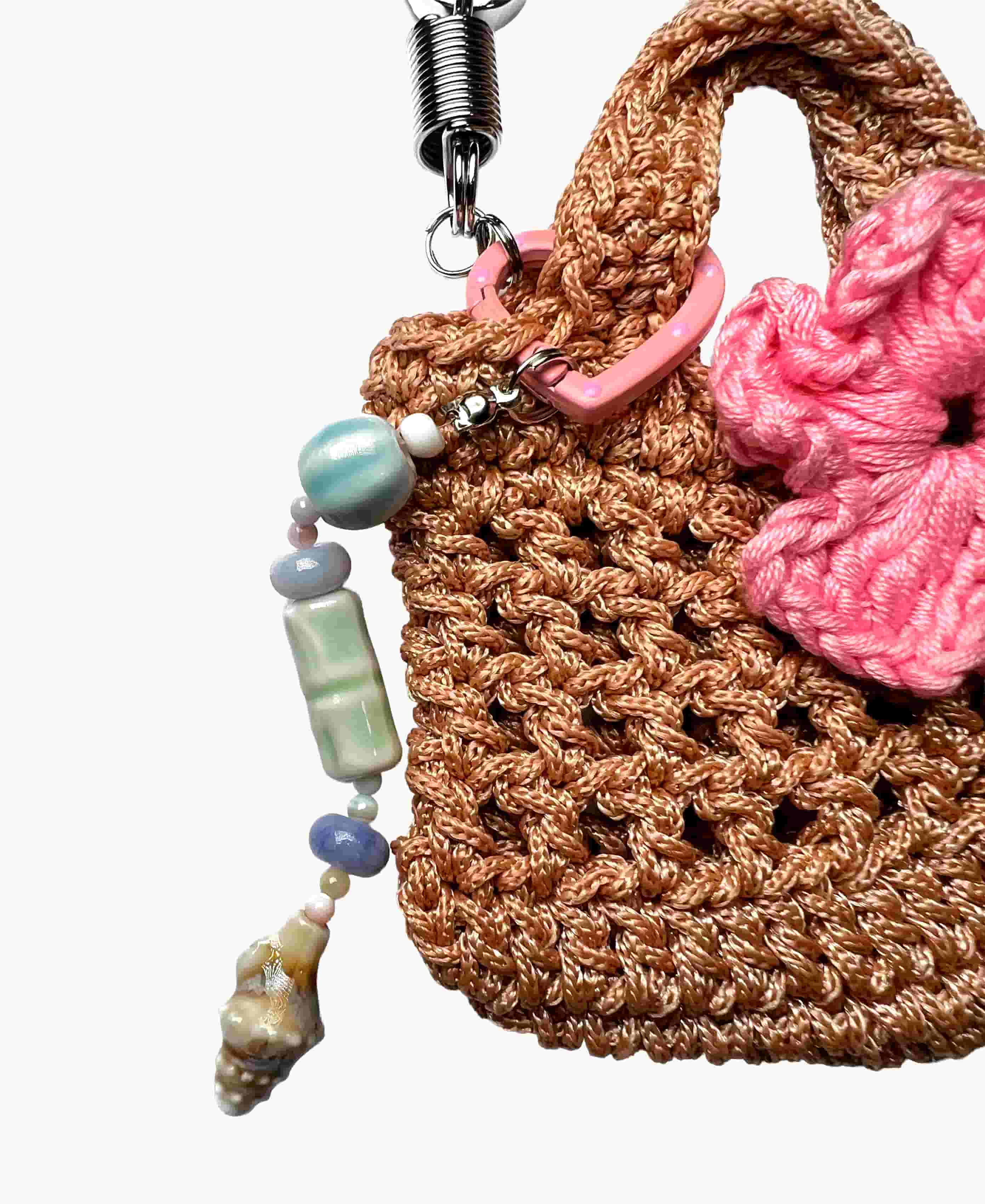 Keychain Mini-bag — Рожевий — view 2