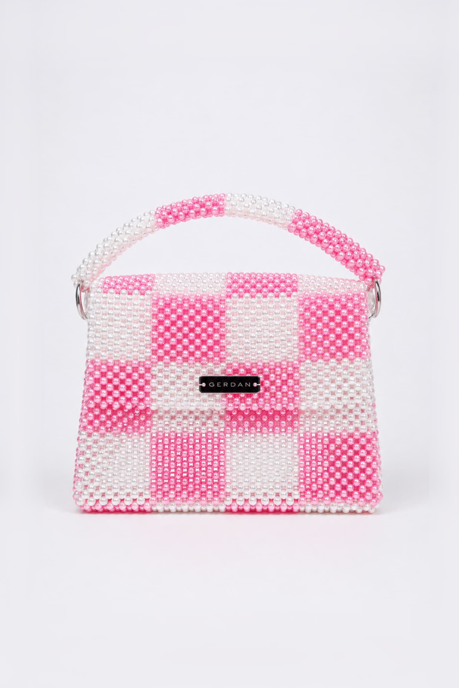 Electric Chess Beaded Bag