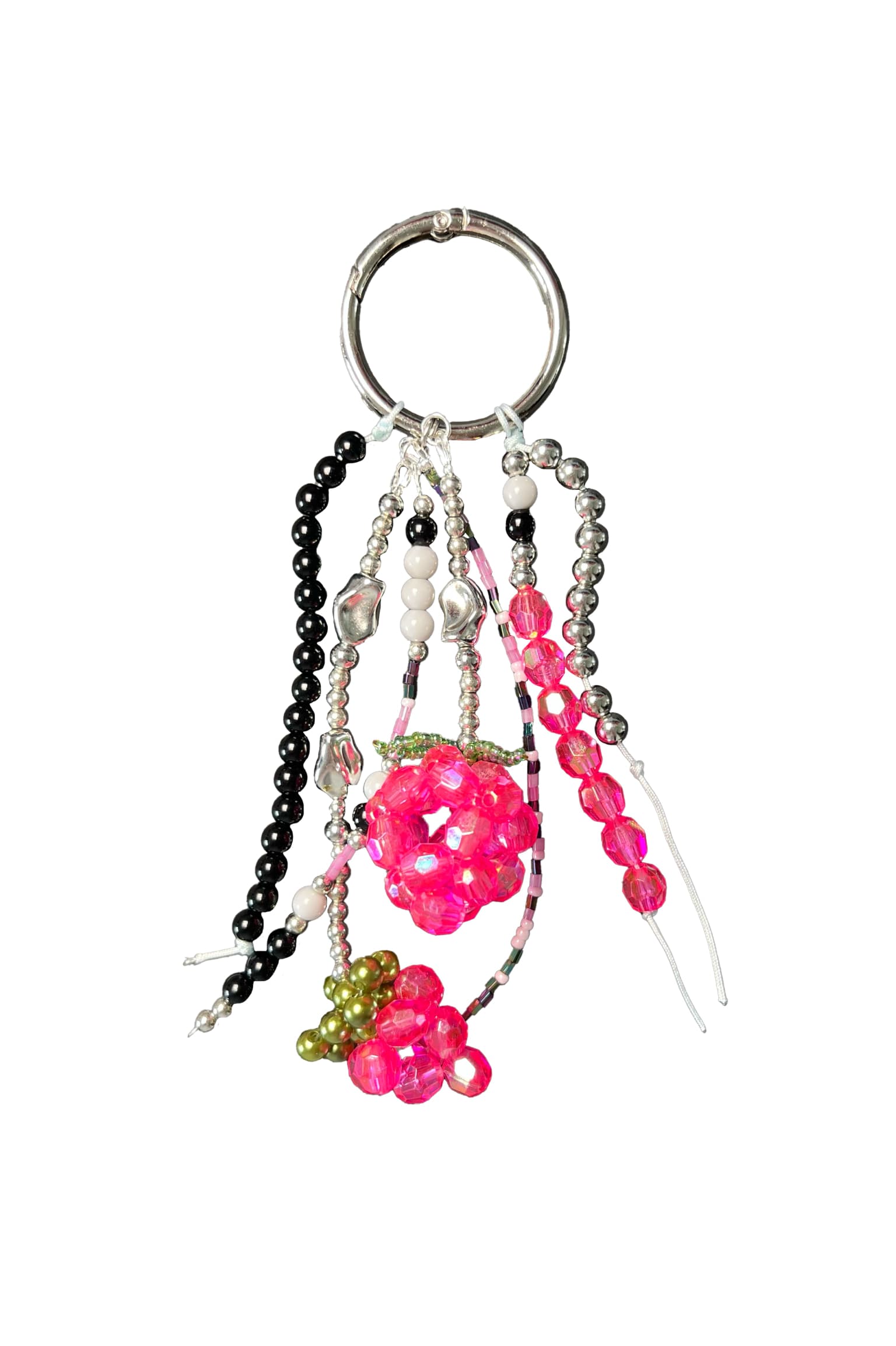 Keychain Berry Mix Beads — Strawberry