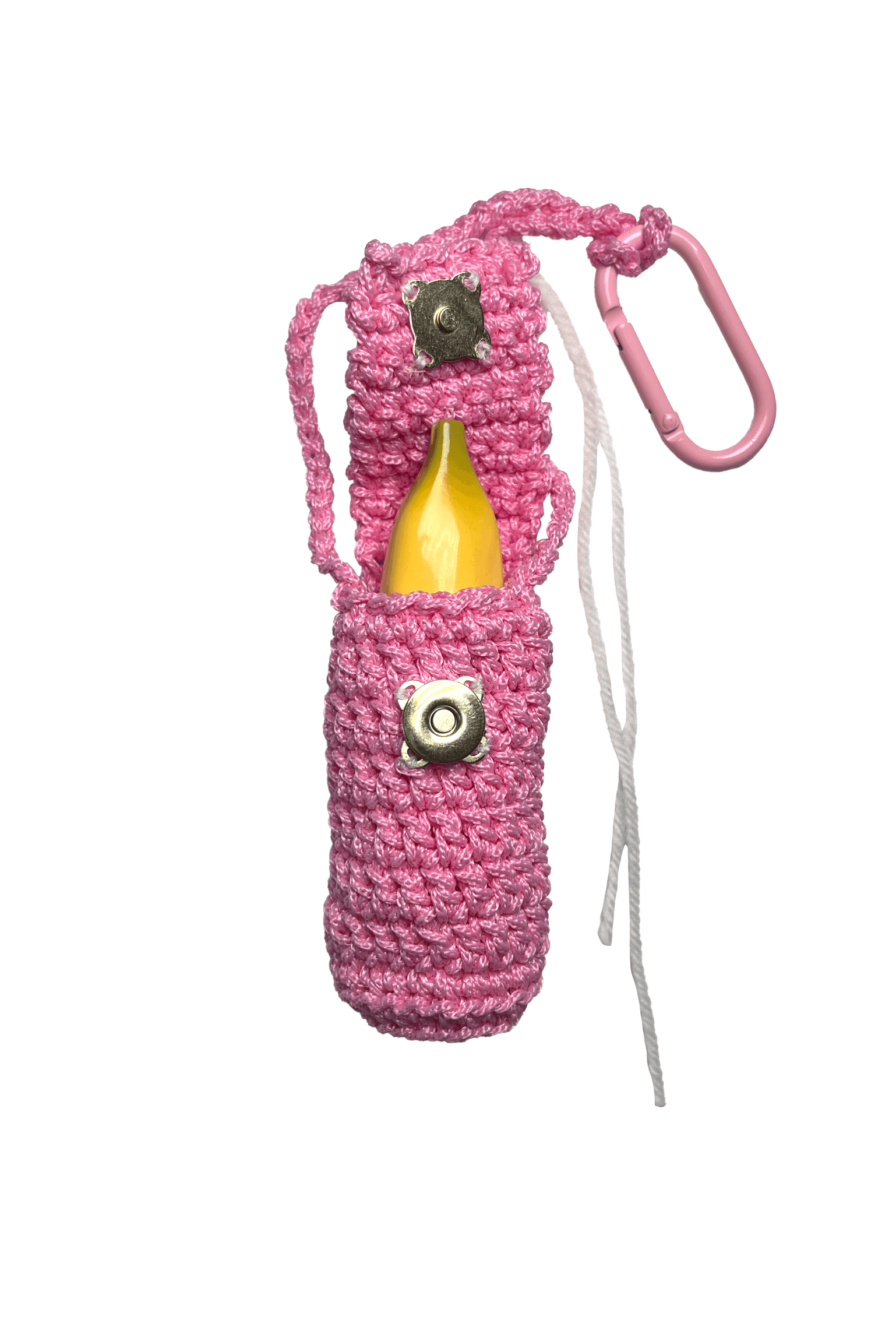 Knitted lipstick case Flower — pink — view 2