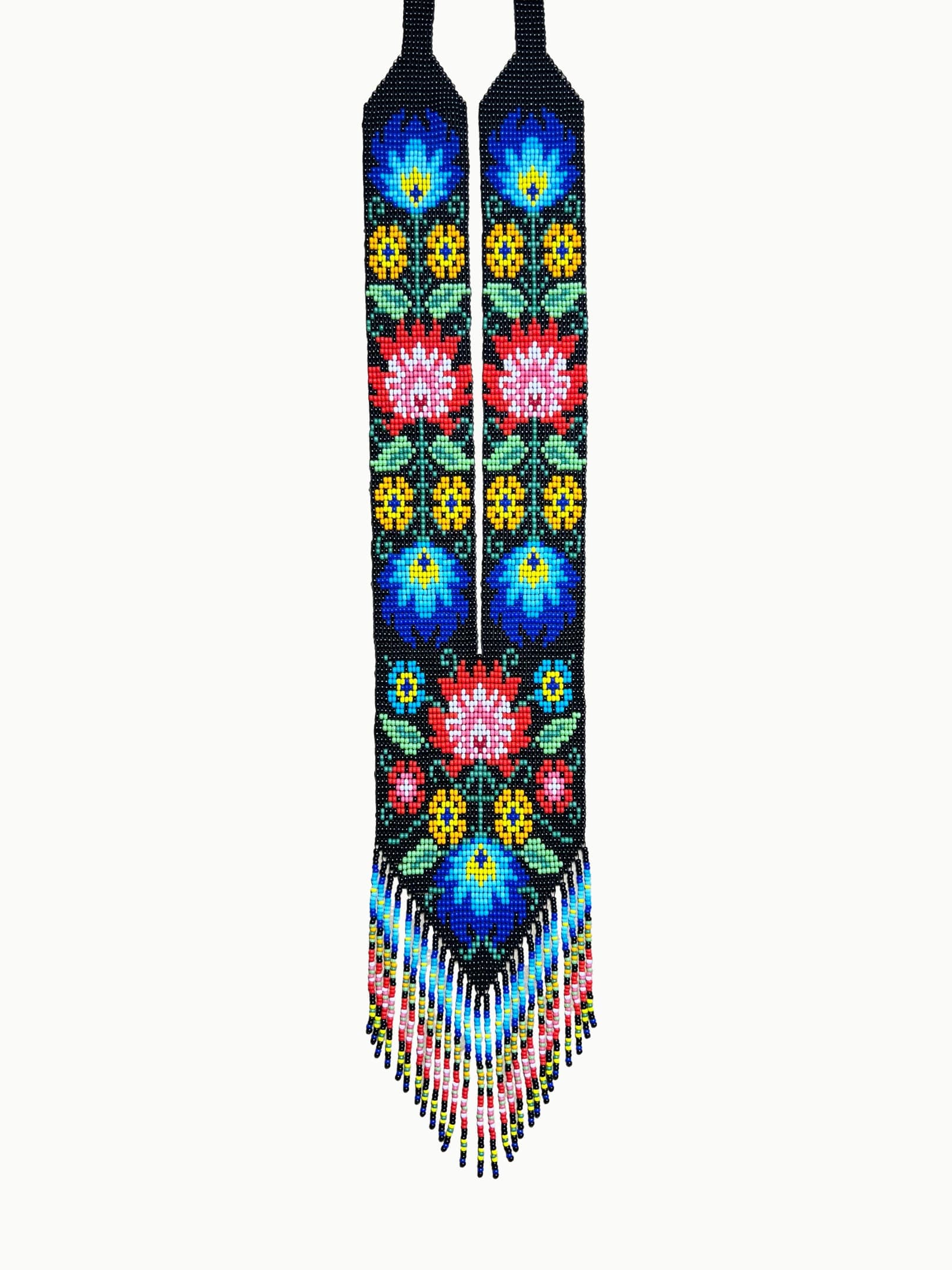 Black Beaded Gerdan Flower of Memory — Floral