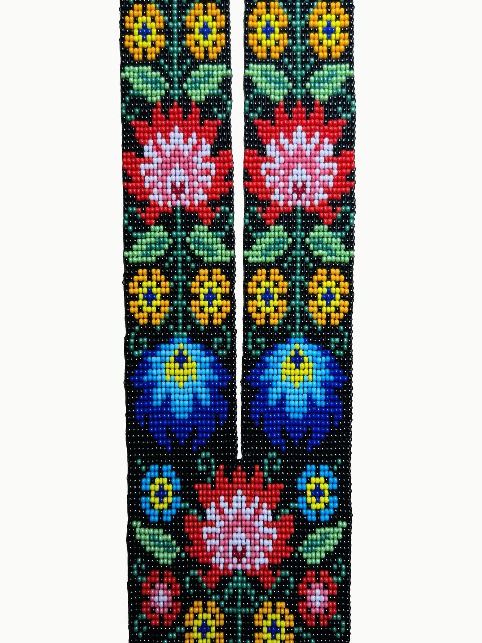 Black Beaded Gerdan Flower of Memory — Floral — view 2